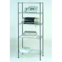 Ajustável 5 Tiers Chrome Metal Office Rack de armazenamento (CJ-B1094)